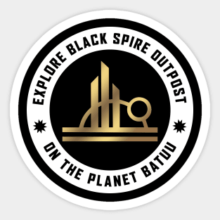 Black Spire Outpost Shirt Sticker